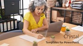  Presentation with paperwork - 