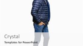  Presentation with handsome - Colorful PPT layouts enhanced with middle age handsome man wearing winter coat looking to side relax profile pose with natural face with confident smile backdrop and a white colored foreground