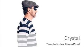  Presentation with face mask - Amazing presentation having middle-age-handsome-man-wearing backdrop and a white colored foreground