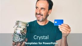  Presentation with thinking - Slide deck enhanced with middle-age-hispanic-man-holding background and a ocean colored foreground