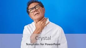  Presentation with infection - PPT layouts with middle-age-hispanic-man-standing background and a light gray colored foreground