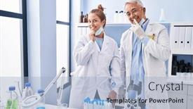  Presentation with people - Presentation design with middle-age-hispanic-people-working background and a light blue colored foreground