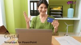  Presentation with business card - 