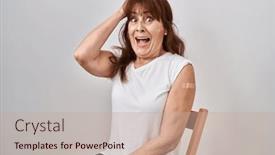  Presentation with woman hands open - 