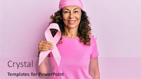  Presentation with cancer - Theme enhanced with middle-age-hispanic-woman-holding background and a lemonade colored foreground