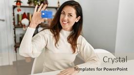  Presentation with christmas card - 