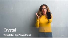  Presentation with weight loss woman showing - Amazing presentation having middle age hispanic woman showing backdrop and a  colored foreground