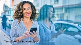  Presentation with age related disorders - Slide set consisting of middle-age-hispanic-woman-smiling background and a light blue colored foreground