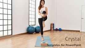  Presentation with training - Theme having middle-age-hispanic-woman-smiling background and a  colored foreground