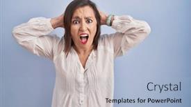  Presentation with woman hands open - 