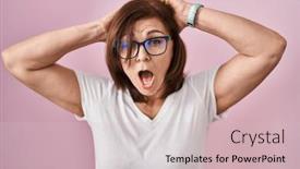  Presentation with woman hands open - 