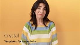  Presentation with woman crying - 