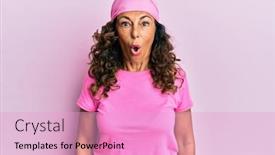  Presentation with breast - Amazing slide set having middle-age-hispanic-woman-wearing backdrop and a lemonade colored foreground