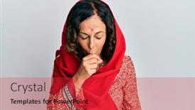  Presentation with saree - Cool new PPT layouts with middle-age-hispanic-woman-wearing backdrop and a red colored foreground