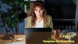  Presentation with woman crying - 