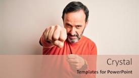  Presentation with violence - Theme featuring middle-age-hoary-man-wearing background and a coral colored foreground