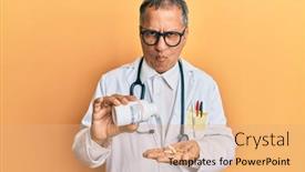  Presentation with indian - PPT theme featuring middle-age-indian-man-wearing background and a coral colored foreground