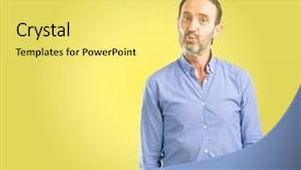  Presentation with middle east camel caravan - Presentation theme with middle age man expressing love background and a  colored foreground