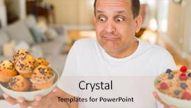  Presentation with junk food - Amazing presentation design having indian election - middle age man trying backdrop and a coral colored foreground