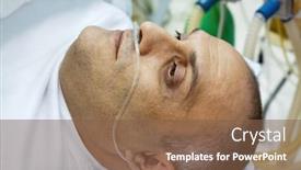  Presentation with surgery room - Beautiful presentation featuring middle-age-man backdrop and a tawny brown colored foreground