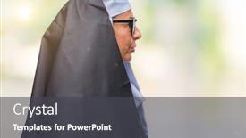  Presentation with nun - Amazing PPT layouts having middle age senior catholic nun woman wearing sunglasses over isolated background looking to side relax profile pose with natural face with confident smile backdrop and a dark gray colored foreground