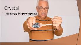  Presentation with television watching - Cool new theme with middle-age-senior-grey-haired backdrop and a lemonade colored foreground