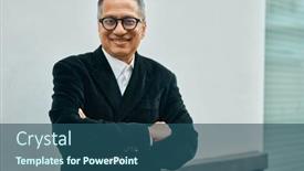  Presentation with asian - PPT theme with middle-age-southeast-asian-man background and a  colored foreground