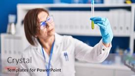  Presentation with test tube laboratory - 