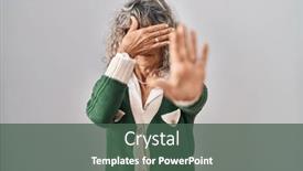  Presentation with sad woman - 