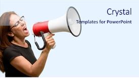  Presentation with black woman praying - Amazing presentation having middle age woman wearing black backdrop and a sky blue colored foreground