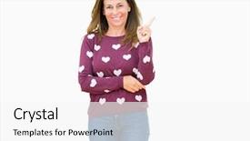  Presentation with middle east camel caravan - Cool new slides with middle age woman wearing heart backdrop and a  colored foreground