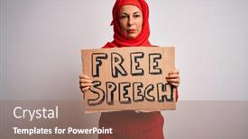  Presentation with free traditional - Amazing presentation theme having middle-age-woman-wearing-traditional backdrop and a coral colored foreground