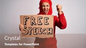  Presentation with free traditional - Cool new slide set with middle-age-woman-wearing-traditional backdrop and a violet colored foreground