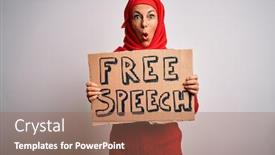  Presentation with free traditional - Cool new presentation design with middle-age-woman-wearing-traditional backdrop and a coral colored foreground