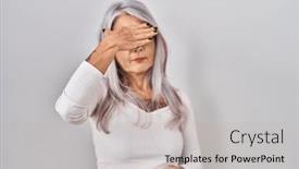  Presentation with woman sad - 