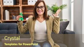  Presentation with ribbon green - 