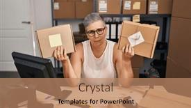  Presentation with woman crying - 