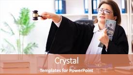  Presentation with middle ages - PPT layouts having middle-aged female doctor working background and a  colored foreground