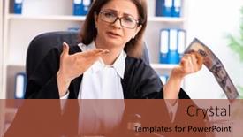  Presentation with aged - Slide deck consisting of middle-aged-female-doctor-working background and a red colored foreground