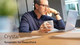  Presentation with aged - Audience pleasing theme consisting of middle-aged-guy-having-hot backdrop and a coral colored foreground