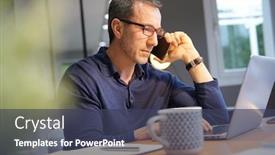  Presentation with aged - PPT layouts enhanced with middle-aged-guy-having-hot background and a ocean colored foreground