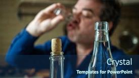  Presentation with russian - Cool new slides with middle-aged-russian-man-alcoholic backdrop and a ocean colored foreground