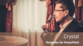  Presentation with luxury - Cool new presentation with middle-aged tasting cognac backdrop and a coral colored foreground