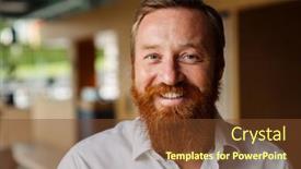  Presentation with formal - PPT layouts having middle-aged-white-businessman background and a  colored foreground