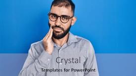  Presentation with illness - Slide set featuring middle-east-man-with-beard background and a light gray colored foreground