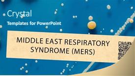  Presentation with viral - Presentation design enhanced with middle-east-respiratory-syndrome-mers background and a ocean colored foreground