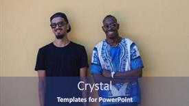  Presentation with eastern - PPT theme having middle-eastern-and-black-african background and a ocean colored foreground