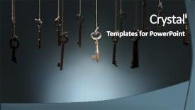  Presentation with strings - Theme consisting of middle is in spotlight focus background and a dark gray colored foreground