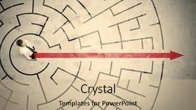  Presentation with red puzzle - Cool new slides with middle of a circular backdrop and a soft green colored foreground