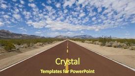  Presentation with running race lane - PPT layouts having middle of a straight road background and a  colored foreground